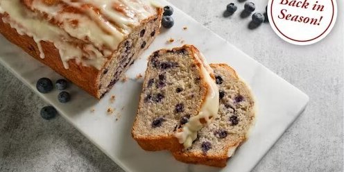 Glazed Blueberry Bread