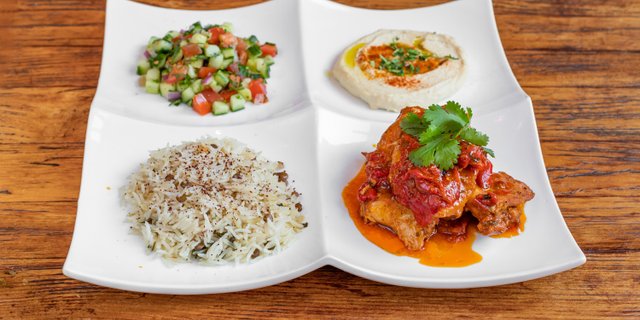 Mediterranean Red Chicken Boxed Lunch