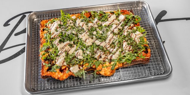 Burrata Ya Mind Detroit-Style Pizza