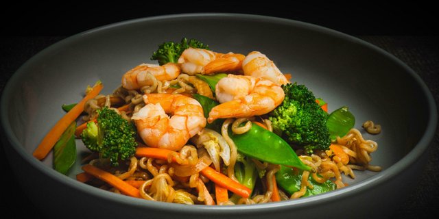 Shrimp Yakisoba
