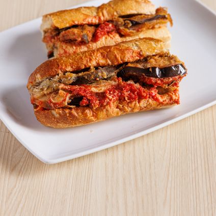 Eggplant Parmesan Sub