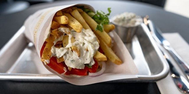 Veggie Pita Wrap