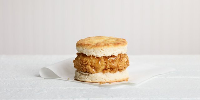 Honey-Maple Chicken Biscuit Sandwich