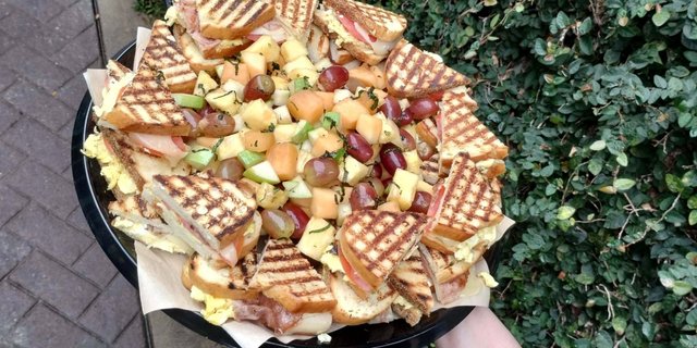 Small Breakfast Panini Tray