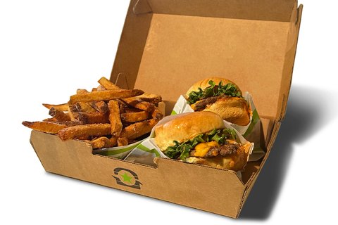 Cheeseburger Sliders Boxed Lunch