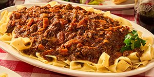 Sausage Pappardelle