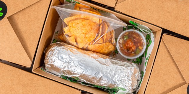 Orange Grilled Chicken Burrito Box