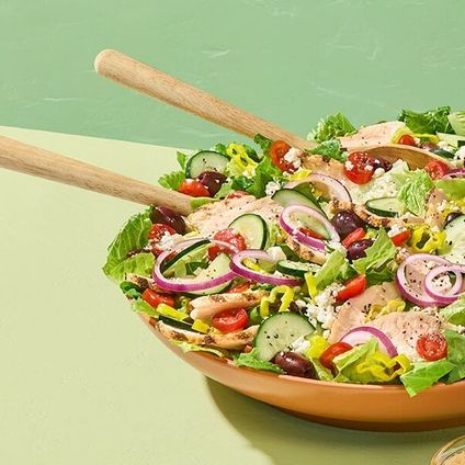 Greek Salad With Chicken