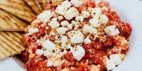 Homemade Htipiti Greek Spread