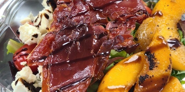 Prosciutto Grilled Peach Bowl