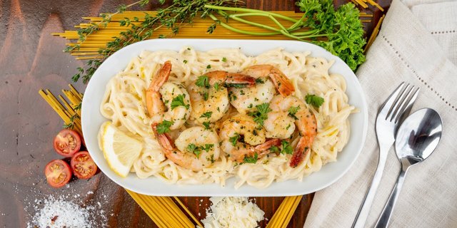 Shrimp Alfredo