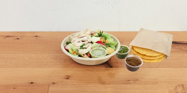 chopped salad w/ chicken