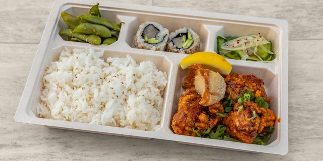 Spicy Tori Karaage Bento Box