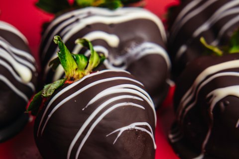 Fresh Organic %100 Belgian Chocolate Covered Strawberries