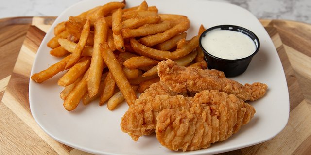 Chicken Tenders W/ Fries