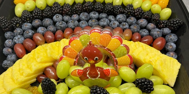 Tom The Turkey Fruit Platter