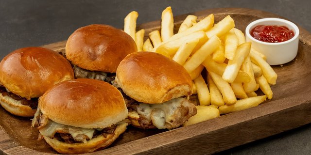 Philly Cheesesteak Sliders