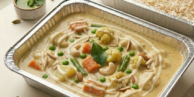 Veg Korma + Rice