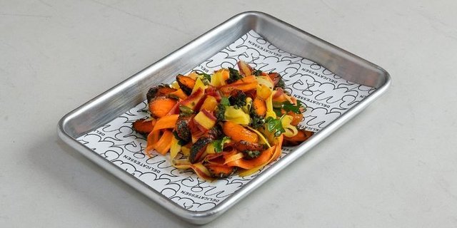 Wood Grilled Carrot Tzimmes Salad