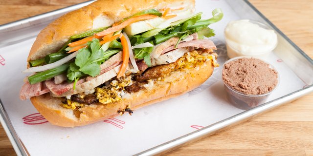 The BB Special Banh Mi Sandwich