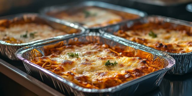 Baked Cavatelli & Salad ($11.50 per person)