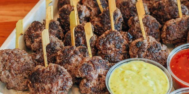 Mini Burger Skewers Platter