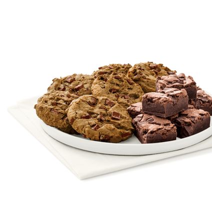 Chocolate Chunk Cookie & Chocolate Fudge Brownie Tray