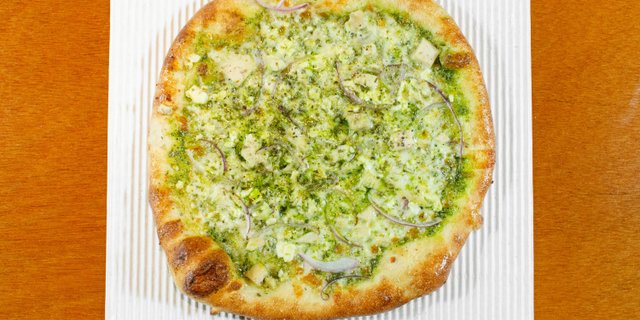 Chicken Pesto Pizza