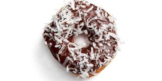 Chocolate Iced w/ Coconut Donut