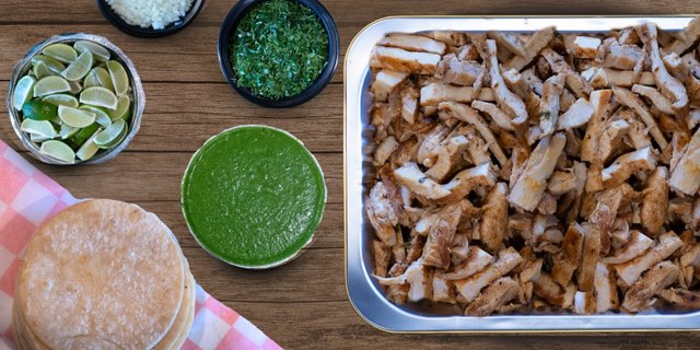 Taco Tray 1 - Chicken or Veggie