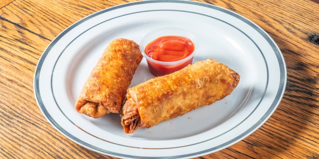 Homemade Cheesesteak Egg Roll