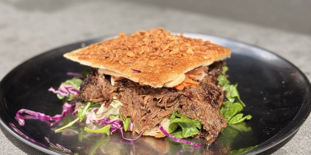 Lemongrass Beef Panini