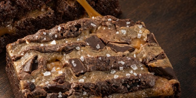 Salted Caramel Chocolate Brownie