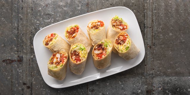 Shrimp BLT Wraps