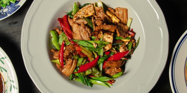 Pork Belly Stir-Fry Platter
