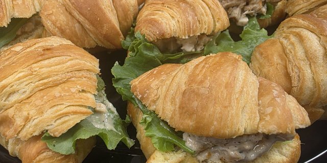 Mini Croissant W/ Caesar Chicken