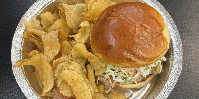NC-Style Pulled Pork Sandwich