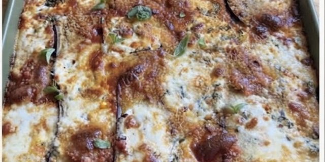 Eggplant Parmigiana Tray