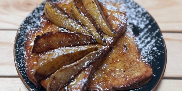 Caramelized Pear French Toast