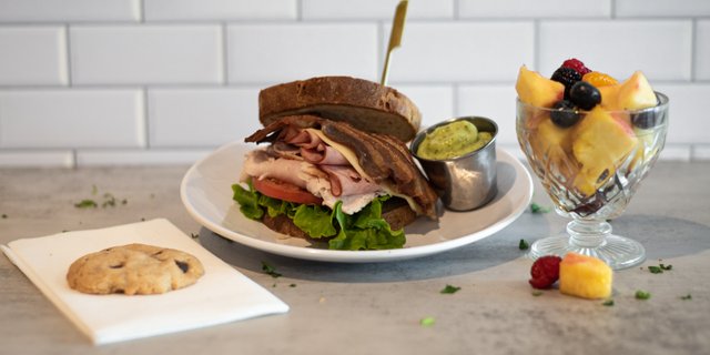 Turkey, Ham, Bacon Club Box