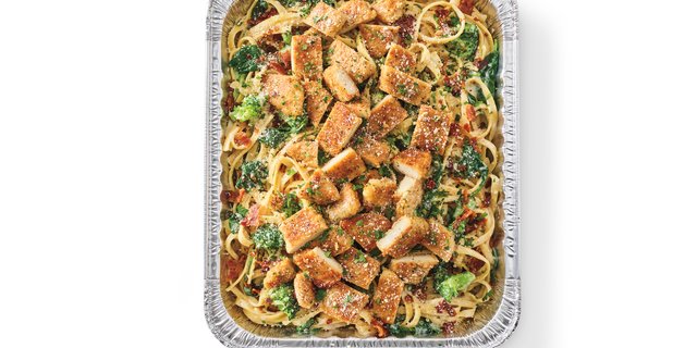 Crispy Chicken & Bacon Alfredo