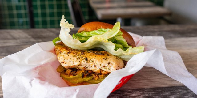 Grilled Chicken Sando