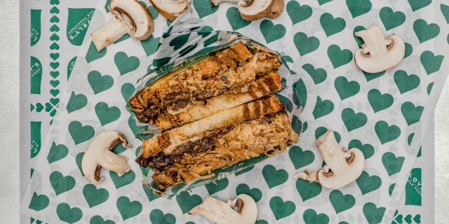5 Mushrooben Sandwiches