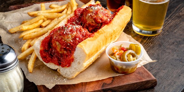 Build Your Own Meatball Sandwich