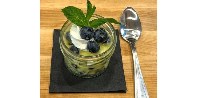 Blueberry And Lemon Curd (Mason Jar)