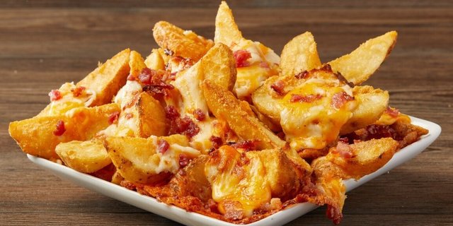 Bacon Cheddar Wedge Fries