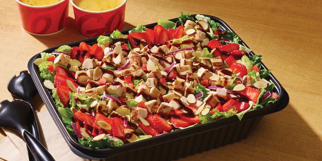 Strawberry Balsamic Chicken Salad