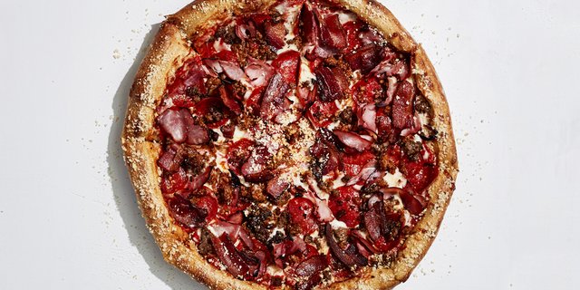 Mighty Meaty Pizza