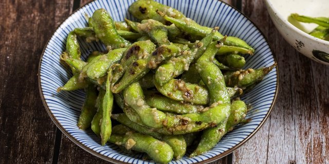 Garlic Edamame