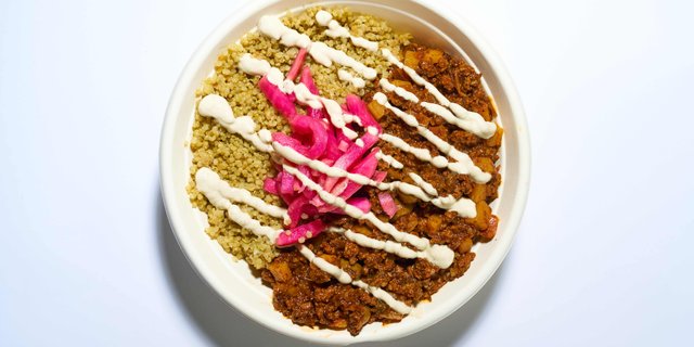 Grass-Fed Beef Picadillo Bowl